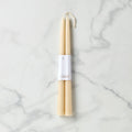 Dipped Parchment 12" Taper Candle, Set of 2
